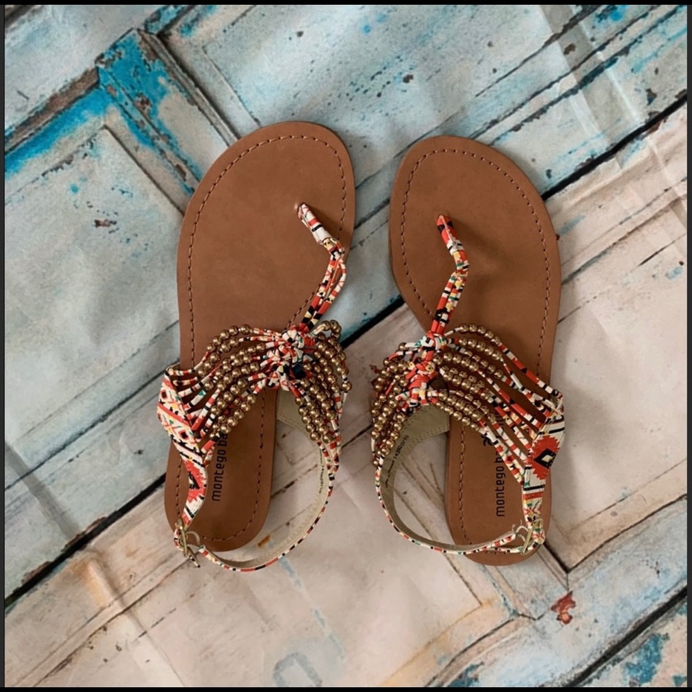 Beaded sandals